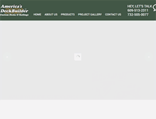 Tablet Screenshot of deckbuilderonline.com